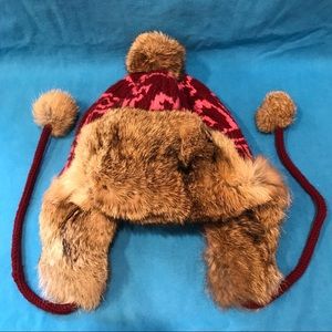 Coach Poppy Fur Trapper Hat M/L